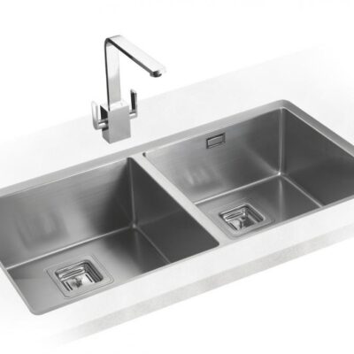 Rangemaster Kube Undermount Sink 86x43 2 Bowl