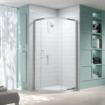 Merlyn 8 Series Frameless 1 Door Quadrant