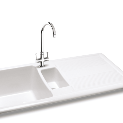 Shonelle 150 1 1/2 Bowl Ceramic Sink