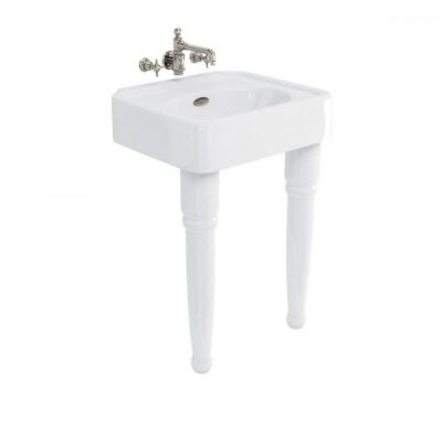 Burlington Arcade 600mm Basin with Ceramic Console Legs