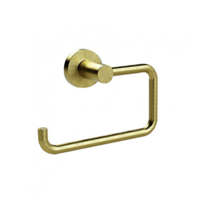 Miller Bond Brushed Brass Toilet Roll Holder