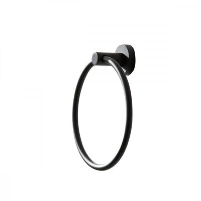 Miller Bond Black Towel Ring