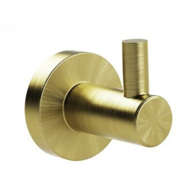 Miller Bond Brushed Brass Single Hook