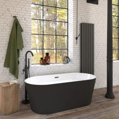 Signature Matt Black Free Standing Bath