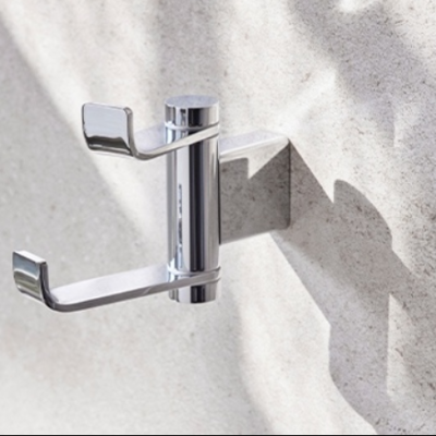 Miller Miami Chrome Swivel Robe Hook
